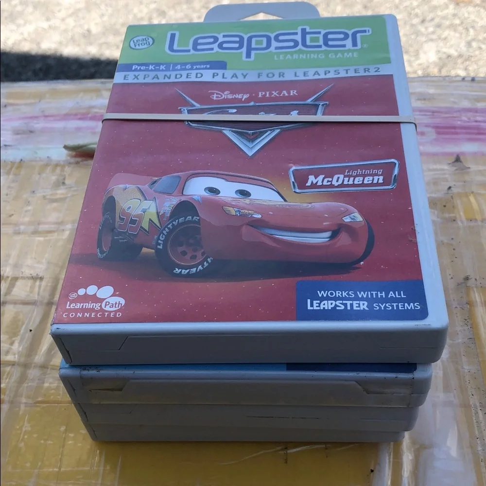 Leapster Learning Game Cartridges - Disney & More (Set of 4)